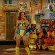 Anitta at Coachella with a set designed by Joe Rohde